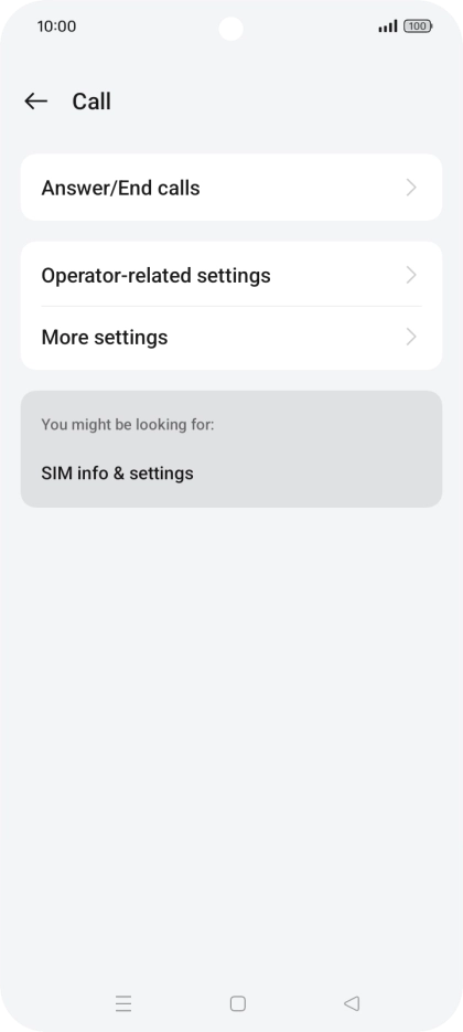 Press Operator-related settings.