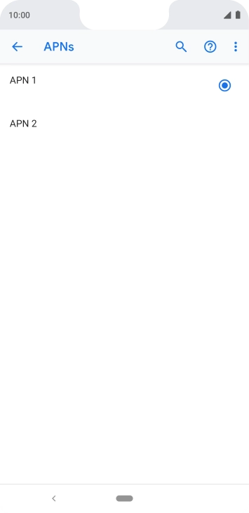 Press the Home key to return to the home screen.