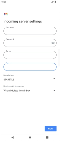 Press the drop down list below 