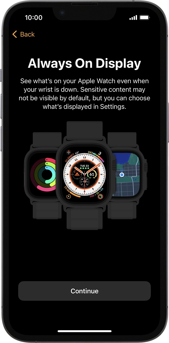 On your phone: Press Continue.