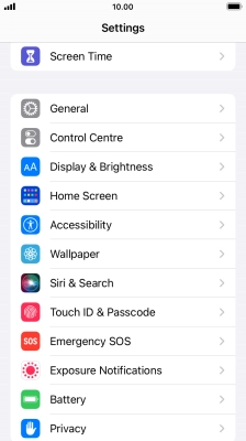 Press Touch ID & Passcode.