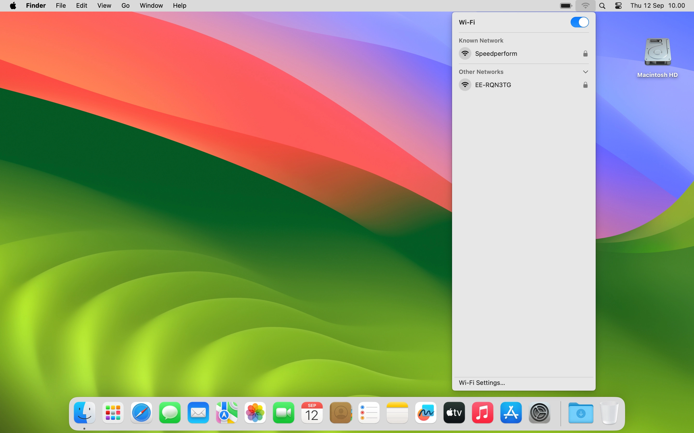 Click the name of your Wi-Fi hotspot.