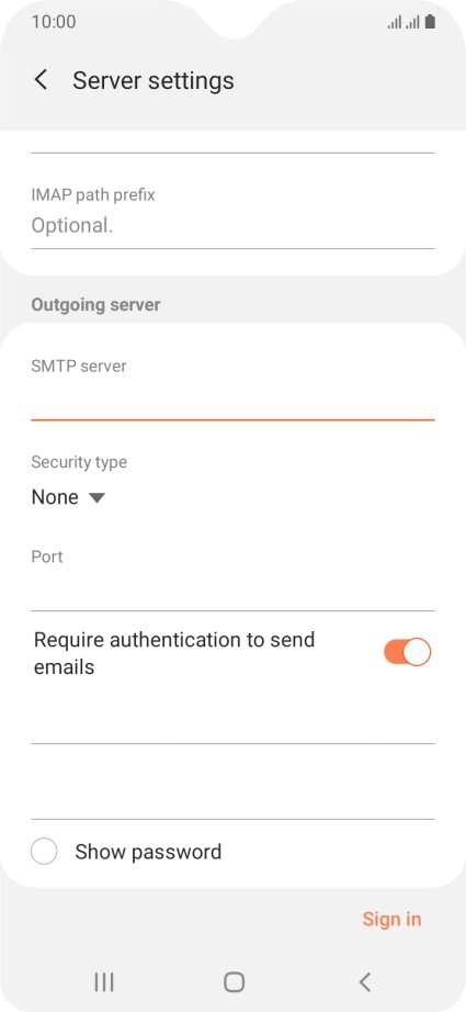 Press the drop down list below 