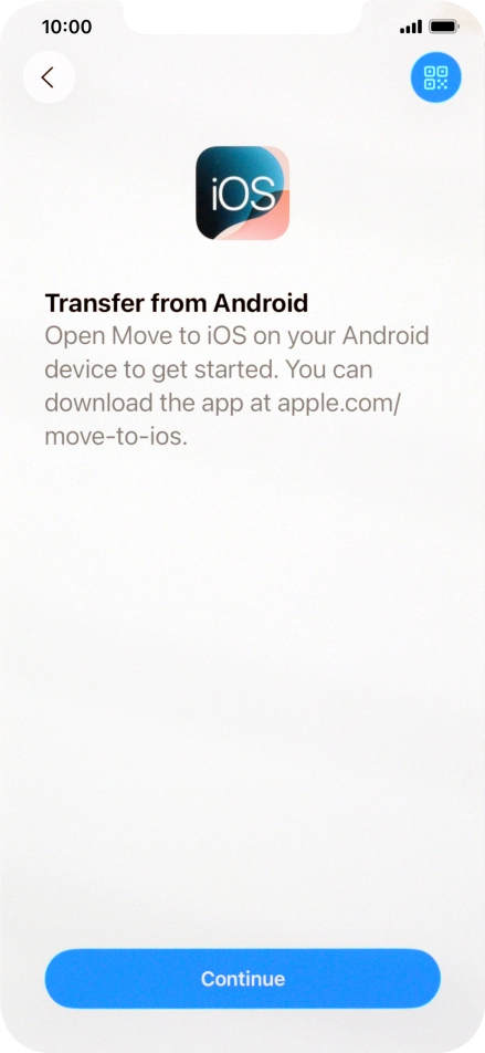 To transfer content to your phone, you need to install the app 