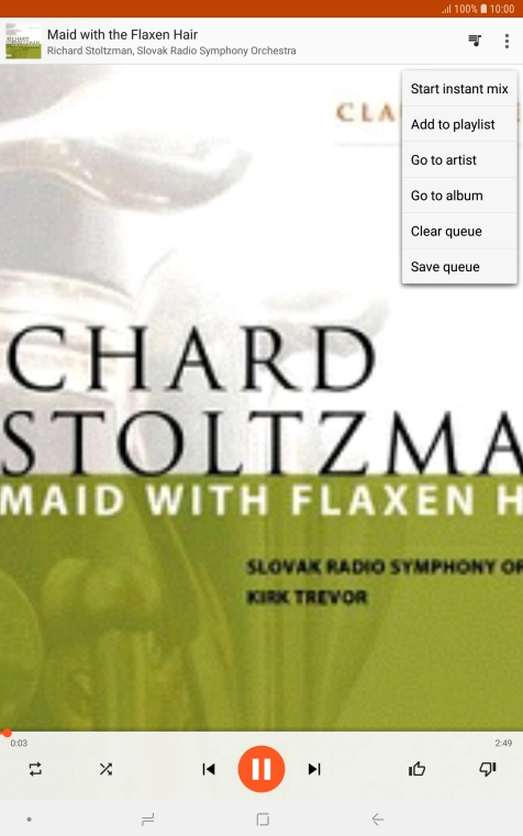 Press Add to playlist.