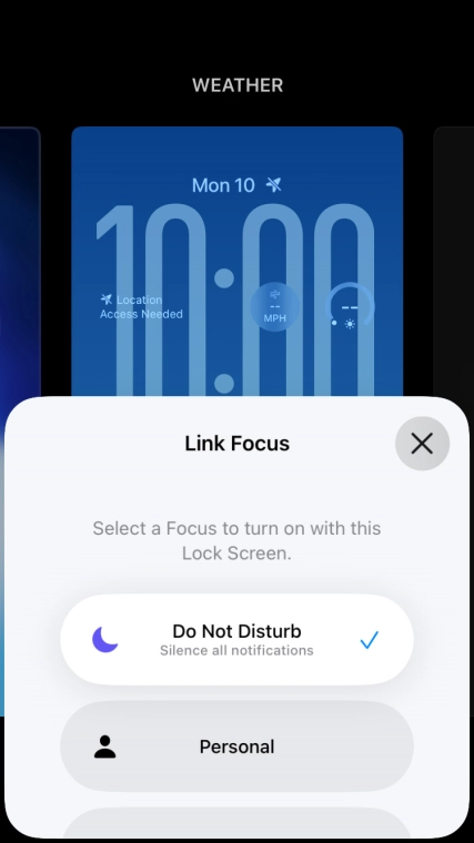 Press the close icon.