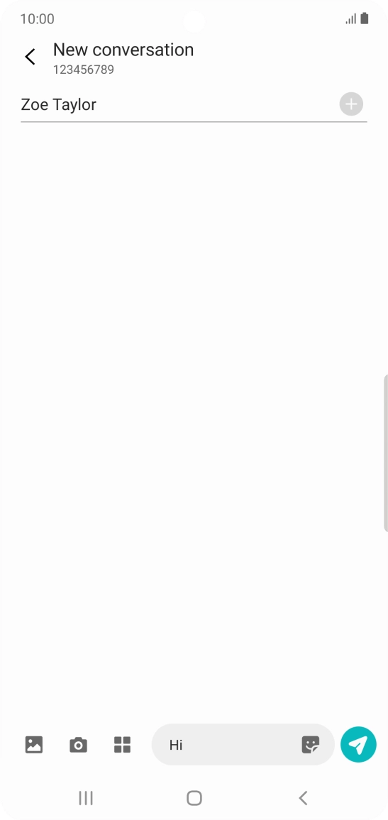 Press the picture icon.