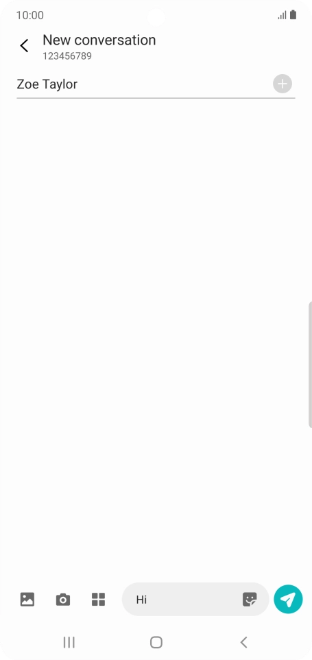 Press the picture icon.