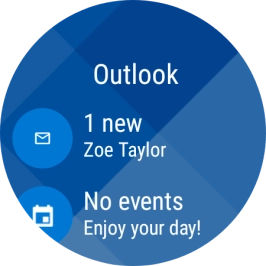 Press the email icon.