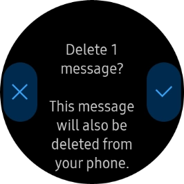 Press the confirm icon.
