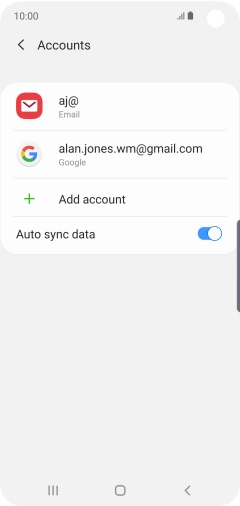 Press the Home key to return to the home screen.