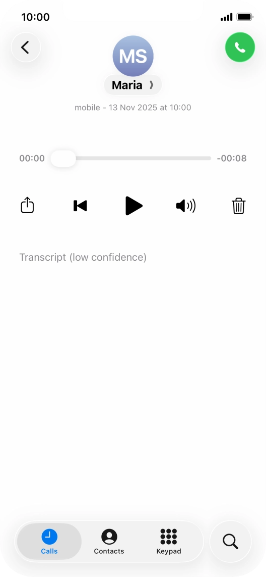 Press the play icon.
