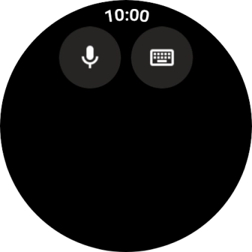Press the microphone icon and say the required destination.