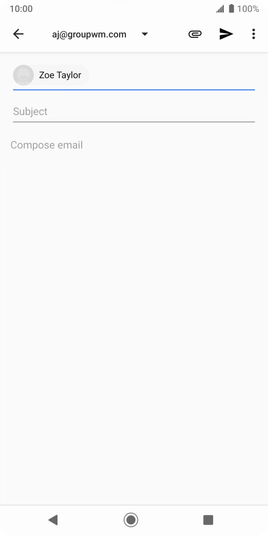 Press Subject and key in the required subject.