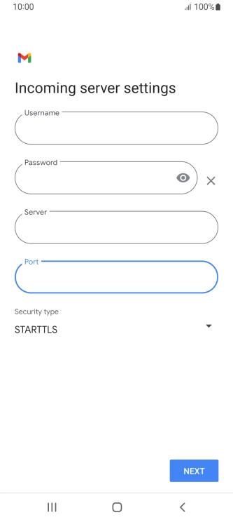 Press the drop down list below 
