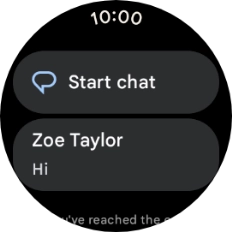 Press the required text message to read it.