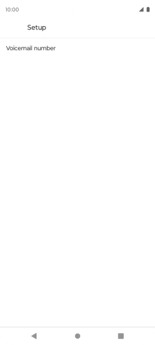 Press Voicemail number.