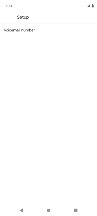 Press Voicemail number.