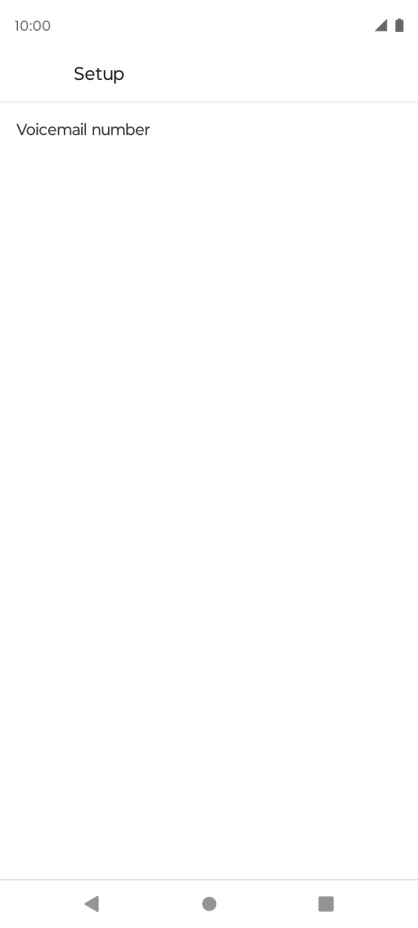 Press Voicemail number.