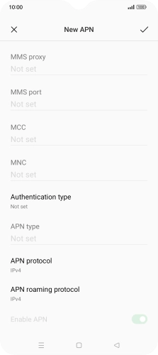 Press the field below 