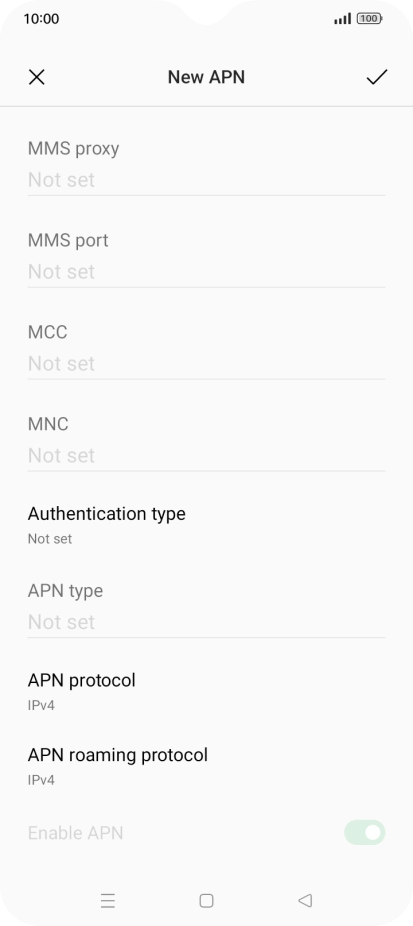 Press the field below 