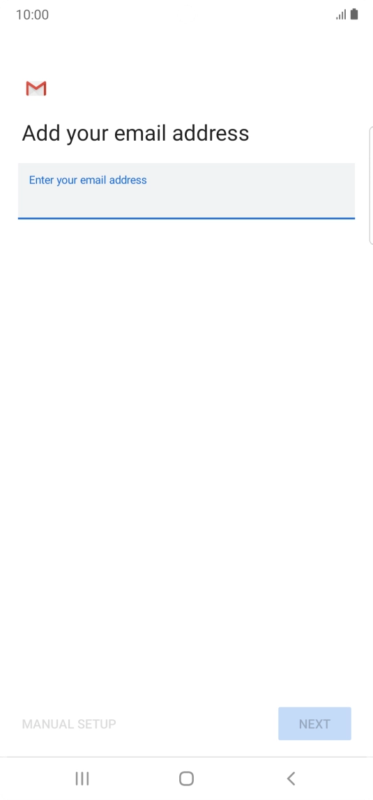 Press the field below 