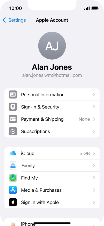Slide your finger upwards starting from the bottom of the screen to return to the home screen.