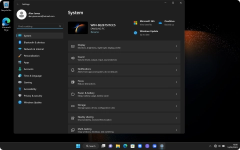 Click Network & internet.