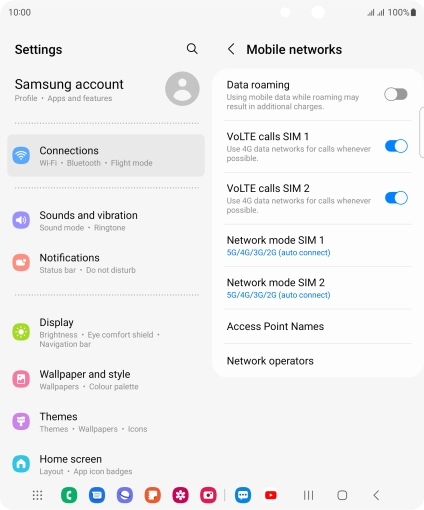 Press Access Point Names.