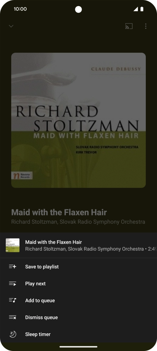 Press Save to playlist.