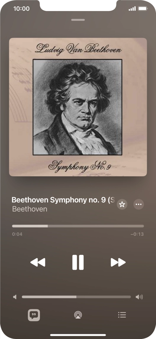 Press arrow right to go to the next audio file.