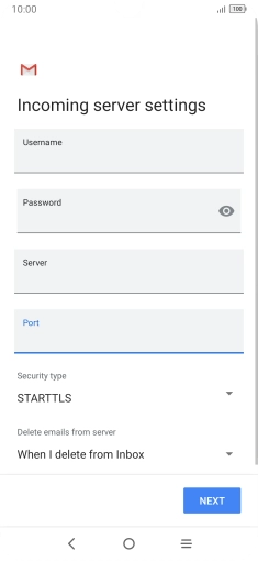 Press the drop down list below 