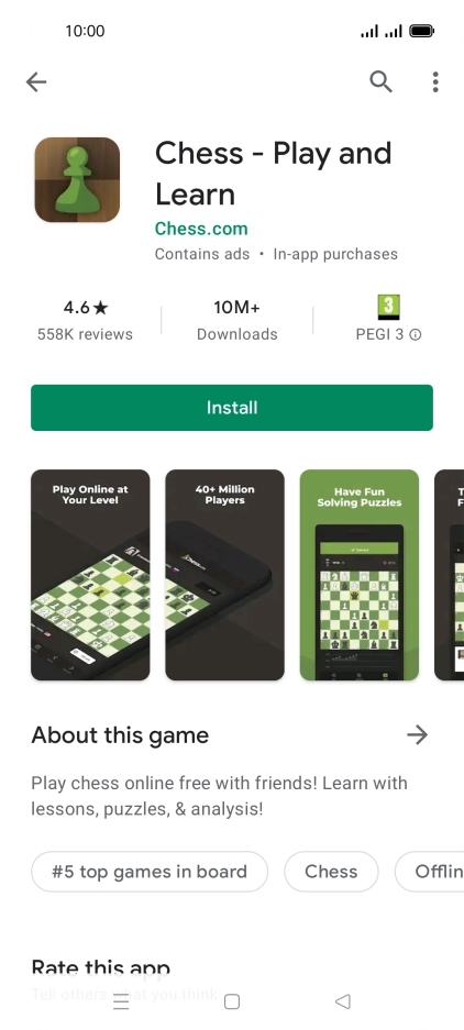 Press the Home key to return to the home screen.