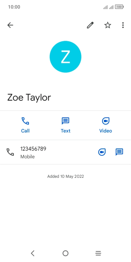 Press the Home key to return to the home screen.