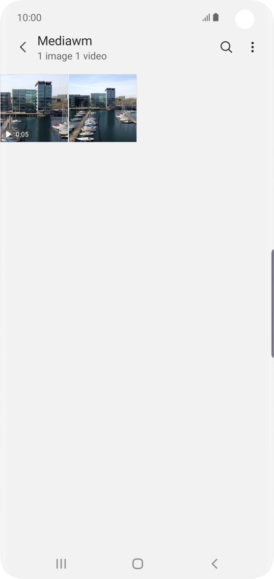 Press and hold any picture or video clip.