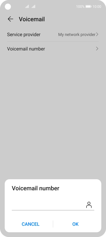 Key in +447953222222 and press OK.