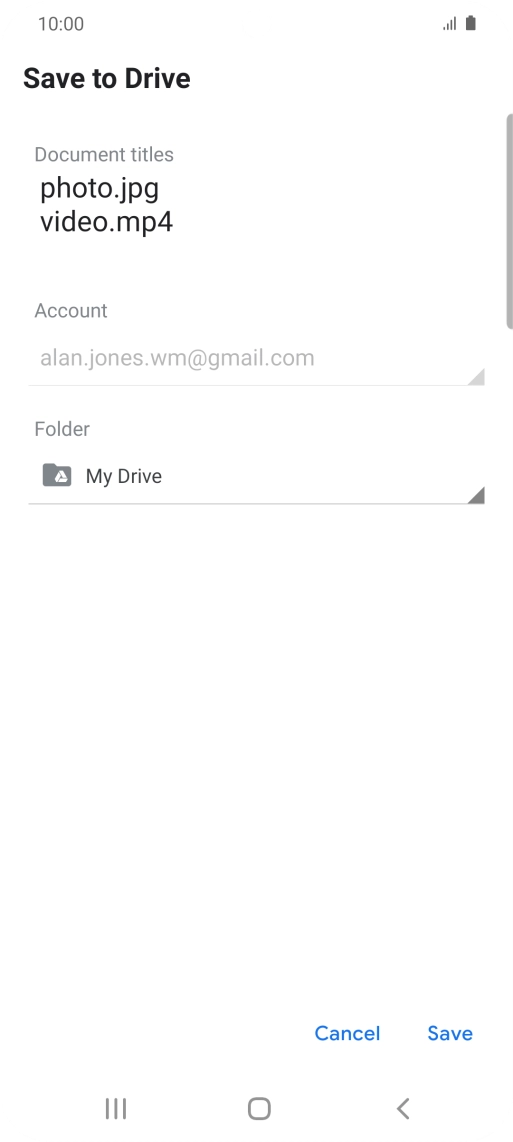 Press the field below 