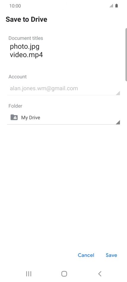 Press the field below 