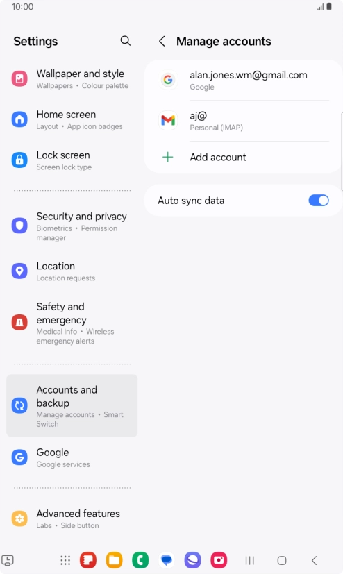 Press the Home key to return to the home screen.