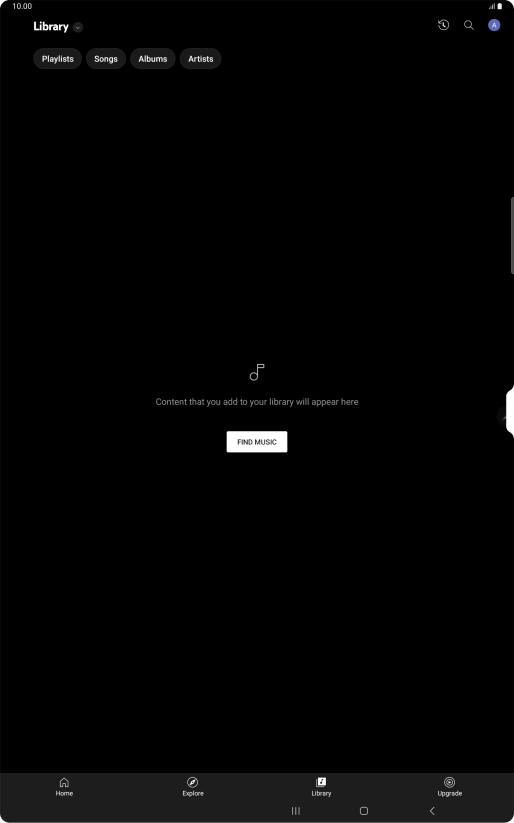 Press the drop down list.