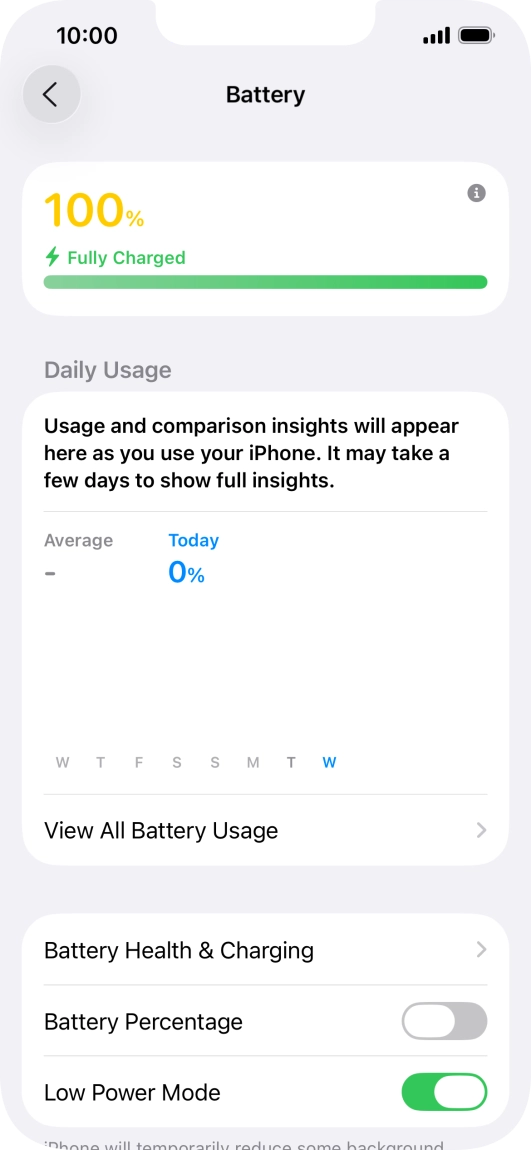 Slide your finger upwards starting from the bottom of the screen to return to the home screen.
