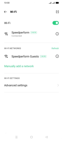 Press the Home key to return to the home screen.