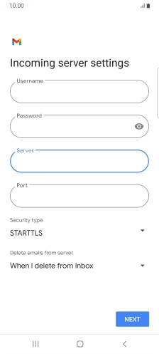 Press the field below 