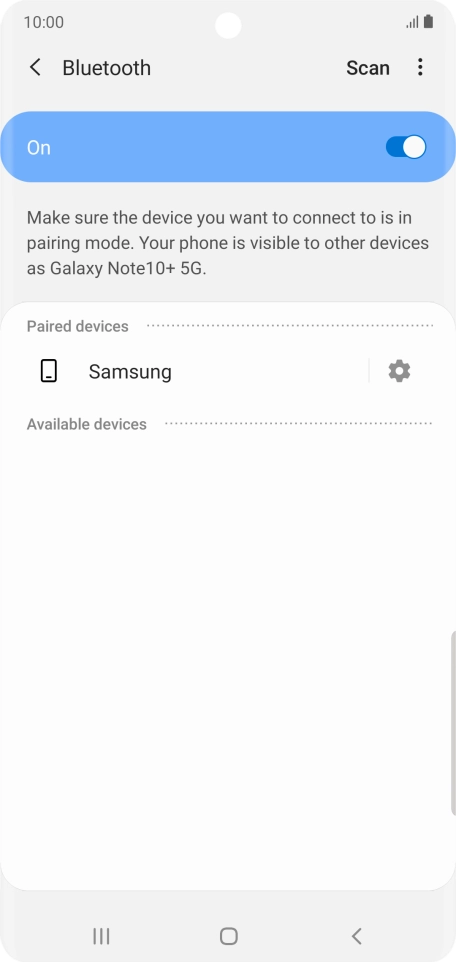 Press the Home key to return to the home screen.