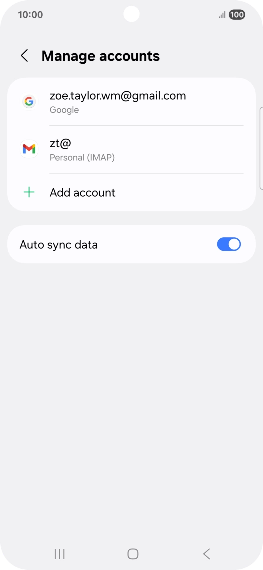 Press the Home key to return to the home screen.