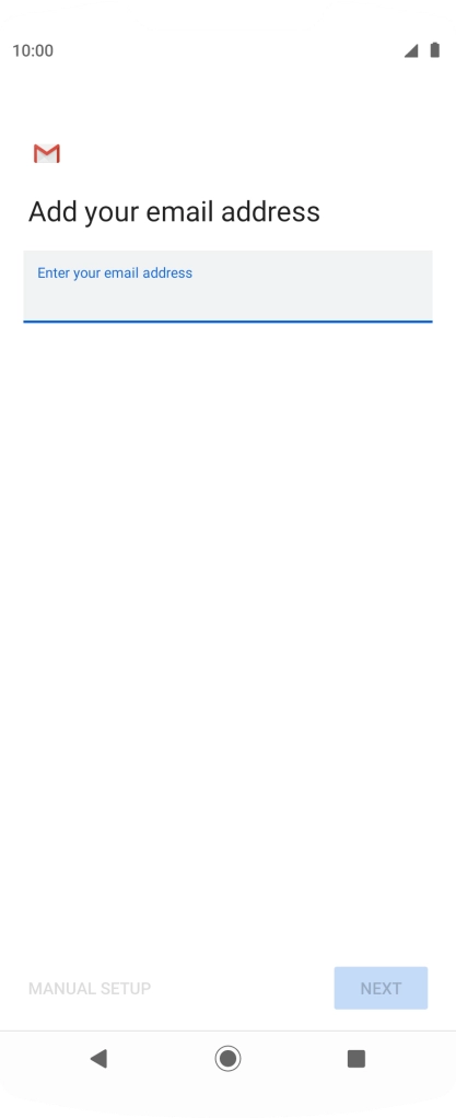 Press the field below 