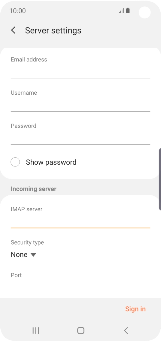Press the drop down list below 
