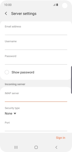 Press the drop down list below 