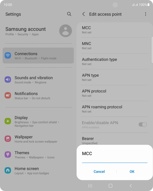 Key in 234 and press OK.