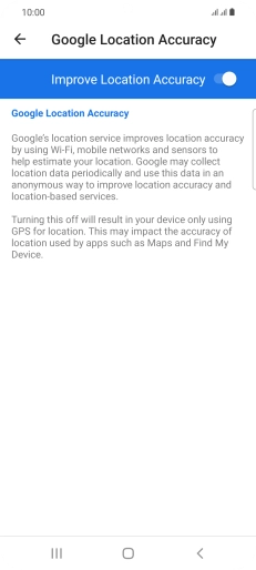 If you press the indicator next to 